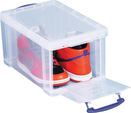 Really Useful Box opbergdoos 14 liter met opening aan de voorkant | transparant