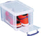 Really Useful Box opbergdoos 14 liter met opening aan de voorkant | transparant