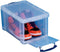 Really Useful Box opbergdoos 14 liter met opening aan de voorkant | transparant
