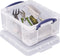 Really Useful Box opbergdoos 21 liter | transparant