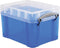 Really Useful Box opbergdoos 3 liter | transparant blauw