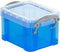 Really Useful Box opbergdoos 3 liter | transparant blauw