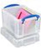 Really Useful Box opbergdoos 3 liter | transparant