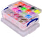 Really Useful Box opbergdoos 4 liter met 2 dividers | transparant
