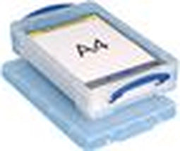 Really Useful Box opbergdoos 4 liter met divider | transparant