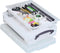 Really Useful Box opbergdoos 4 liter met divider | transparant