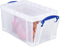 Really Useful Box opbergdoos 8 liter met opening aan de voorkant | transparant