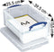 Really Useful Box opbergdoos 9 liter | transparant blauw
