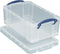 Really Useful Box opbergdoos 9 liter | transparant