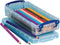 Really Useful Box pennenbakje 055 liter transparant blauw