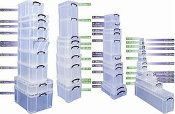 Really Useful Box pennenbakje 09 liter transparant