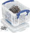 Really Useful Box visitekaarthouder 033 liter transparant