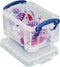 Really Useful Box visitekaarthouder 033 liter transparant