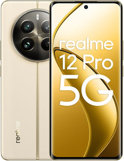 Realme 12 Pro, 12GB ram, 256GB opslag Beige