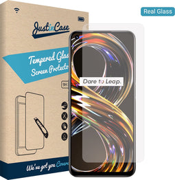 Realme 8i Screenprotector - Gehard glas - Transparant - Just in Case