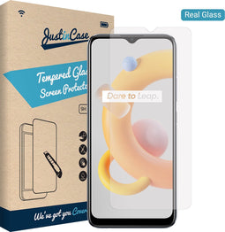 Realme C11 2021 screenprotector - Gehard glas - Transparant - Just in Case