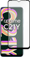 Realme C21Y / C25Y Screenprotector - Full Cover - Gehard glas - Transparant - Just in Case