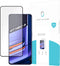 Realme GT Neo 3 screenprotector - Full Cover - Gehard glas - Zwart - Just in Case