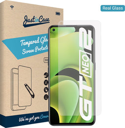 Realme GT Neo2 Screenprotector - Gehard glas - Transparant - Just in Case