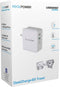 RealPower DeskCharge-65 Travel Reislader (EU, UK & US), 1 x USB-C PD, 1 x USB 18W fast charge, 1 x USB 2.4A, wandlader totaal max. 65W