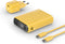 RealPower PB-10000 PowerPack PD oplaadset, powerbank met 22,5 W vermogen en 10.000 mAh capaciteit, Nano USB-C-oplader, snellaadkabel, compatibel met iPhone ProMax, iPad, Samsung Galaxy, Google Pixel