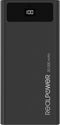 RealPower PB-20K PD powerbank 20.000 mAh met USB-C PD display zwart