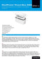 RealPower Powerbox 522 - Stekkerdoos in opbergbox - 2 x USB, 2 x USB-C, 5-Poorts stekkerdoos - wit