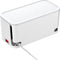 RealPower Powerbox 522 - Stekkerdoos in opbergbox - 2 x USB, 2 x USB-C, 5-Poorts stekkerdoos - wit