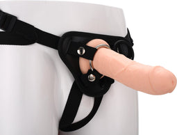 Realstuff strap on real dildo 21 cm lang - doorsnede 6 cm