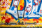 Rebel ZAB0120N - ‘Skater Pro‘ freestyle stuntstep, neon