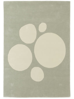 Rebellenclub Abstract en verfijnd Bubbles Eucalyptus 170x240 cm