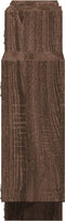 vidaXL - Wandschap - 159x18x65 - cm - bewerkt - hout - bruin - eikenkleurig
