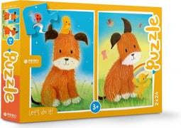 Rebo Productions Hond & Eendje Legpuzzel Junior 24/24 Stukjes
