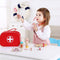 Tooky Toy Little Doctor Houten Speelset Rood 11-delig