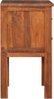 vidaXL - Nachtkastje - 40x35x60 - cm - massief - teakhout