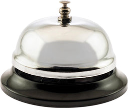 Receptiebel, uit staal, diameter 85 mm