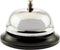 Receptiebel, uit staal, diameter 85 mm