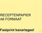 Receptpapier Fastprint A6 80gr kanariegeel 2000vel