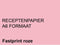Receptpapier fastprint a6 80gr roze | Pak a 2000 vel