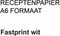 Receptpapier Fastprint A6 80gr wit 2000vel