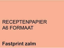 Receptpapier Fastprint A6 80gr zalm 2000vel