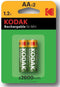 Rechargeable Battery LR6 Kodak NI-MH 2600 mAh (2 pcs)