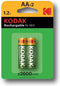Rechargeable Battery LR6 Kodak NI-MH 2600 mAh (2 pcs)