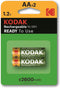 Rechargeable Battery LR6 Kodak NI-MH 2600 mAh (2 pcs)