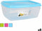 Rechthoekige lunchbox met deksel Dem 5 L Rechthoekig 29,5 x 21,5 x 11,7 cm (8 Stuks)