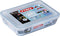 Rechthoekige lunchbox met deksel Pyrex Cook & Freeze 22,5 x 17,5 x 6,5 cm 1,5 L Transparant Siliconen Glas (6 Stuks)