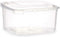 Rechthoekige lunchbox met deksel Transparant Polypropyleen 1 L 14,1 x 8 x 15,5 cm (12 Stuks)