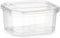 Rechthoekige lunchbox met deksel Transparant Polypropyleen 370 ml 10,7 x 5,5 x 11,7 cm (24 Stuks)