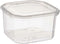 Rechthoekige lunchbox met deksel Transparant Polypropyleen 750 ml 12,8 x 7,5 x 13,5 cm (24 Stuks)