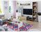 Rechthoekige salontafel - Wit en Nodi eiken decor - L43 x D100 x H50 cm